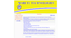 Desktop Screenshot of marutitechnologies.in