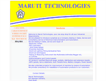 Tablet Screenshot of marutitechnologies.in